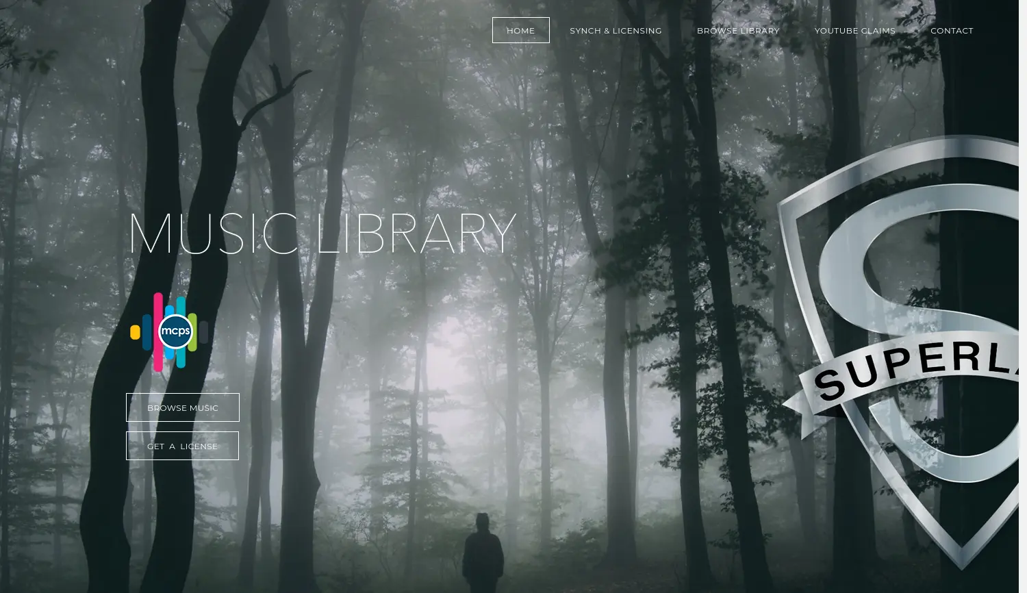 Website der Firma Instant Music Licensing GmbH