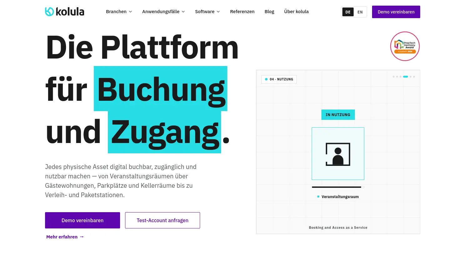 Website der Firma kolula Solutions UG