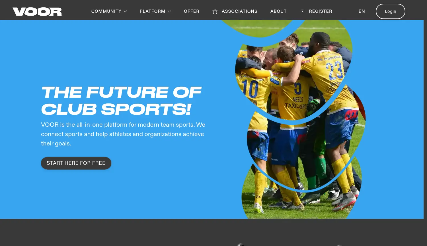 Website der Firma voor GmbH