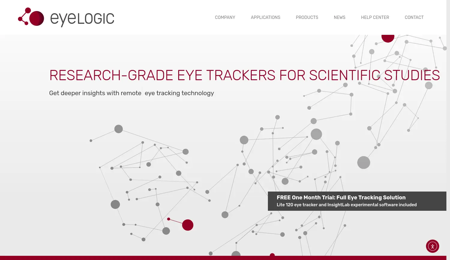 Website der Firma EyeLogic Solutions