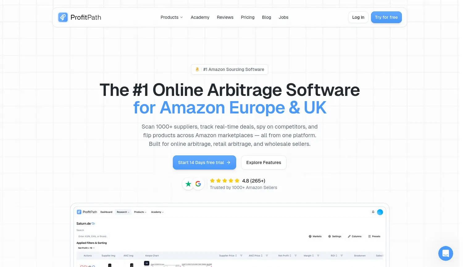 Website der Firma FourByte GmbH