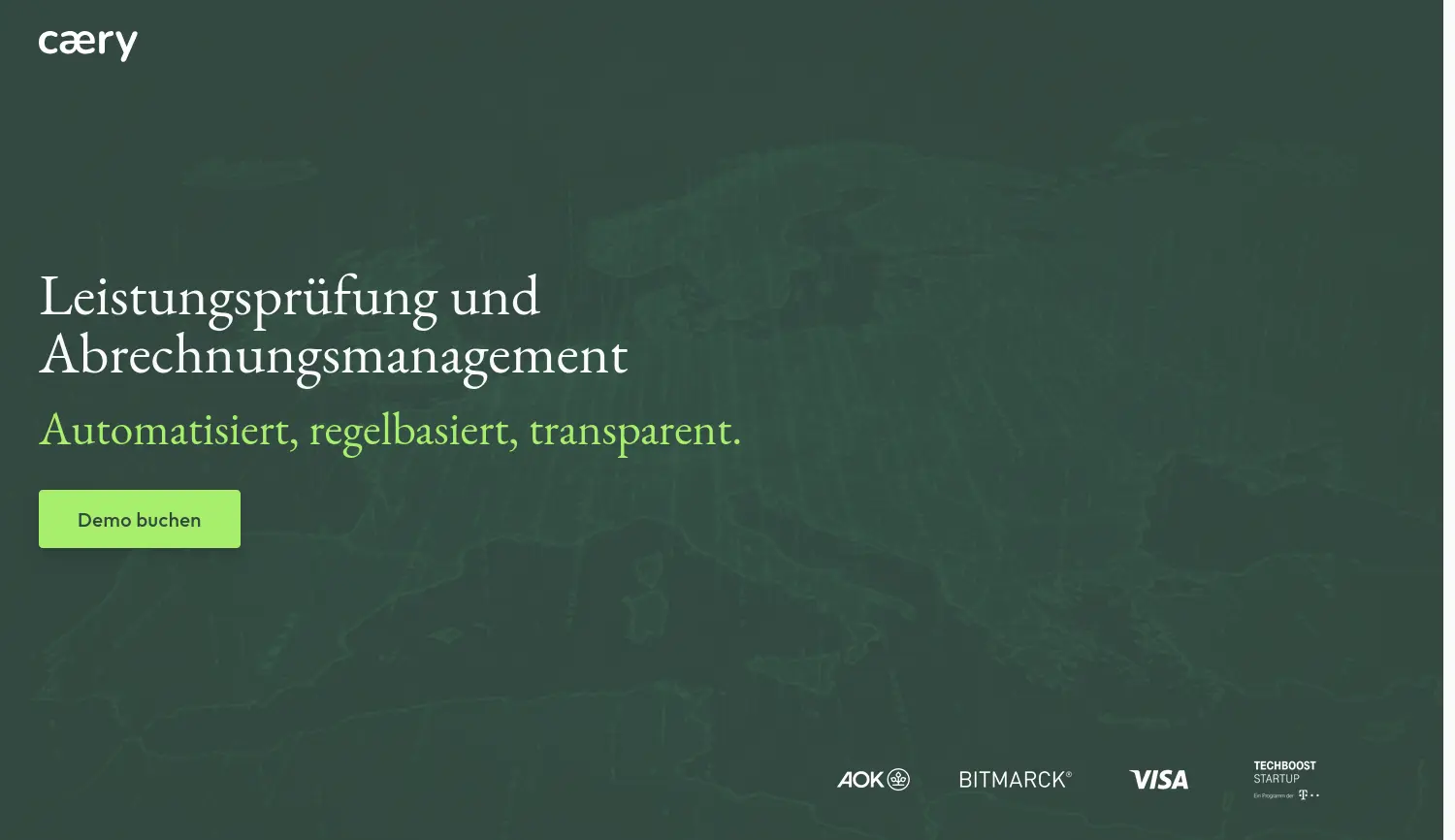 Website der Firma CAIRY Solutions GmbH