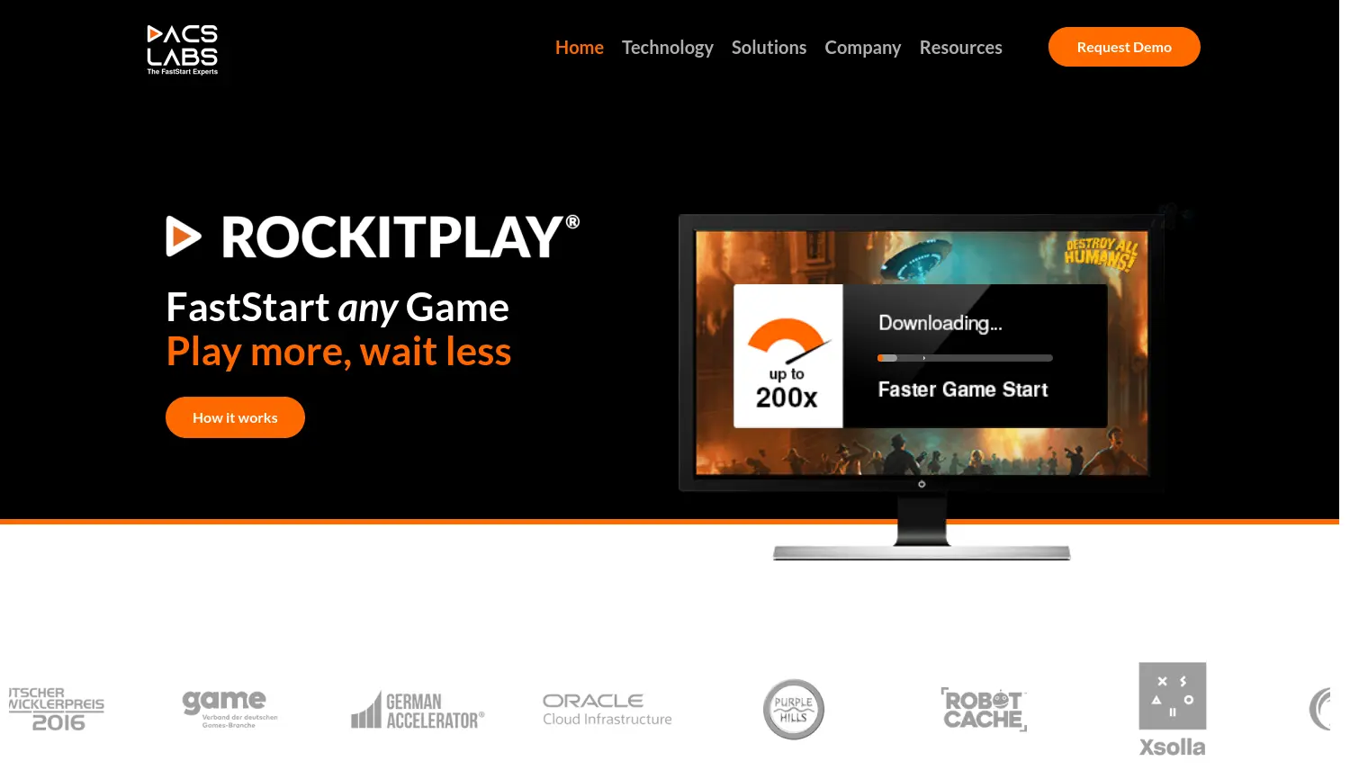 Website der Firma DacsLabs GmbH