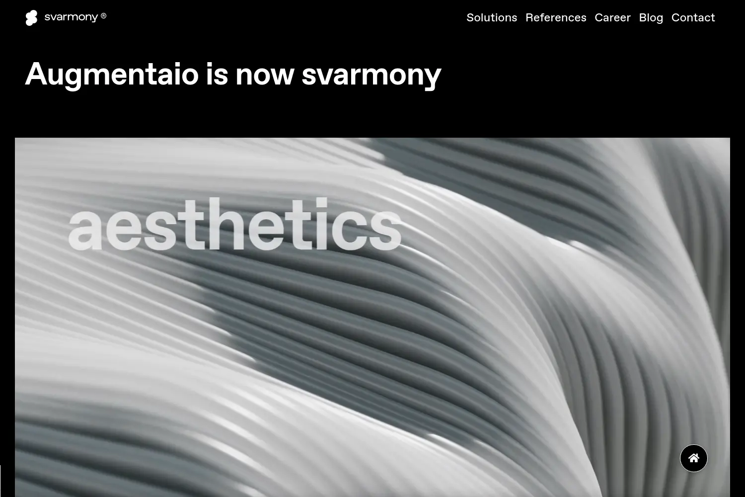 Website der Firma svarmony Technologies GmbH