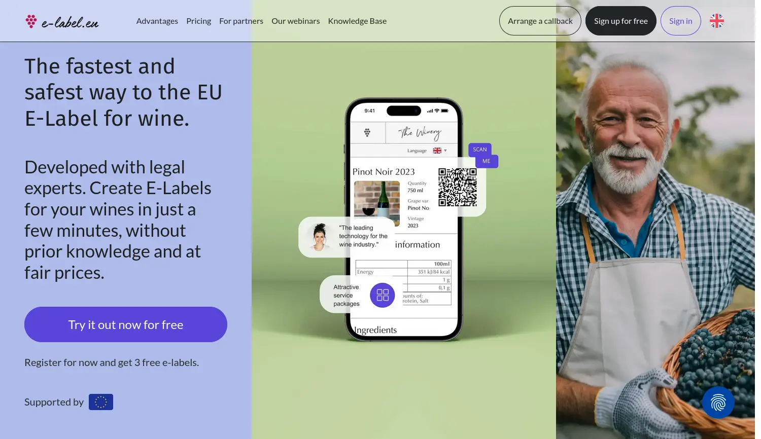Website der Firma IMERO GmbH