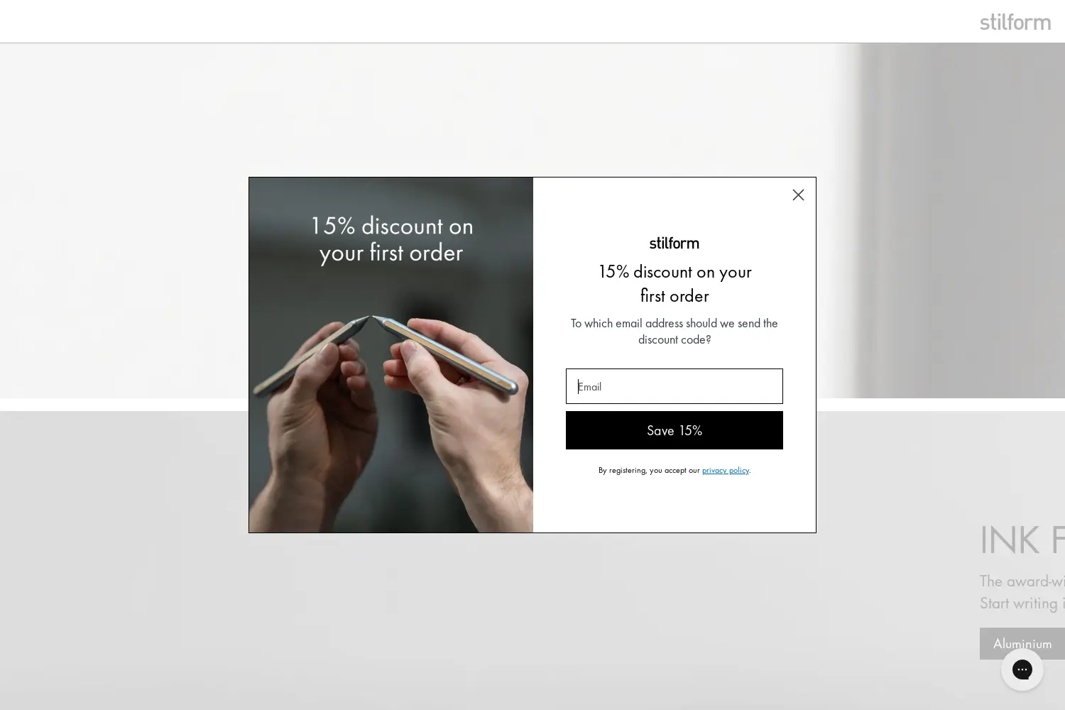 Website der Firma stilform GmbH