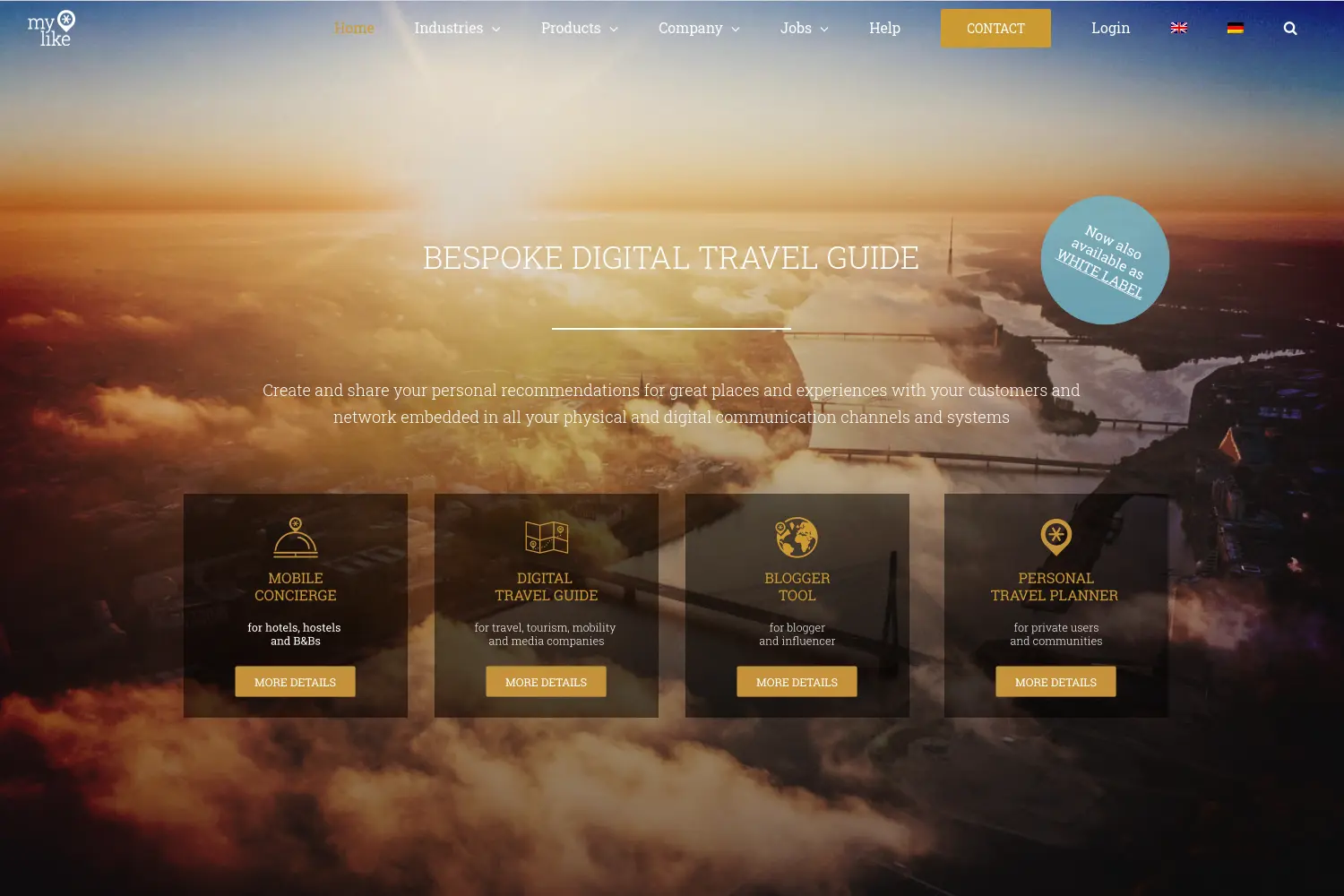 Website der Firma myLike UG