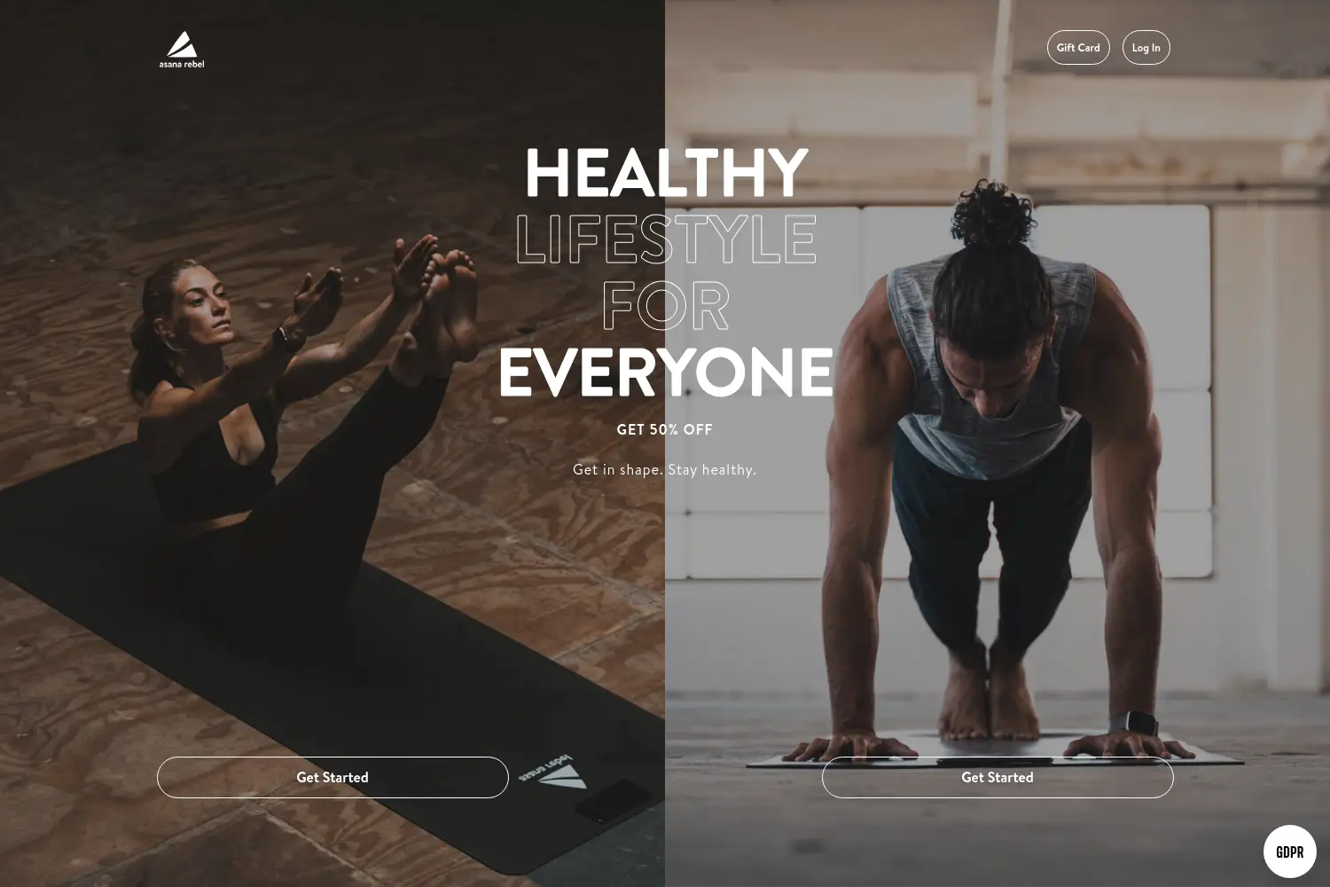 Website der Firma Asana Rebel GmbH