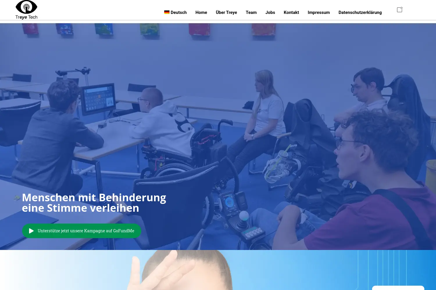 Website der Firma Treye Tech UG