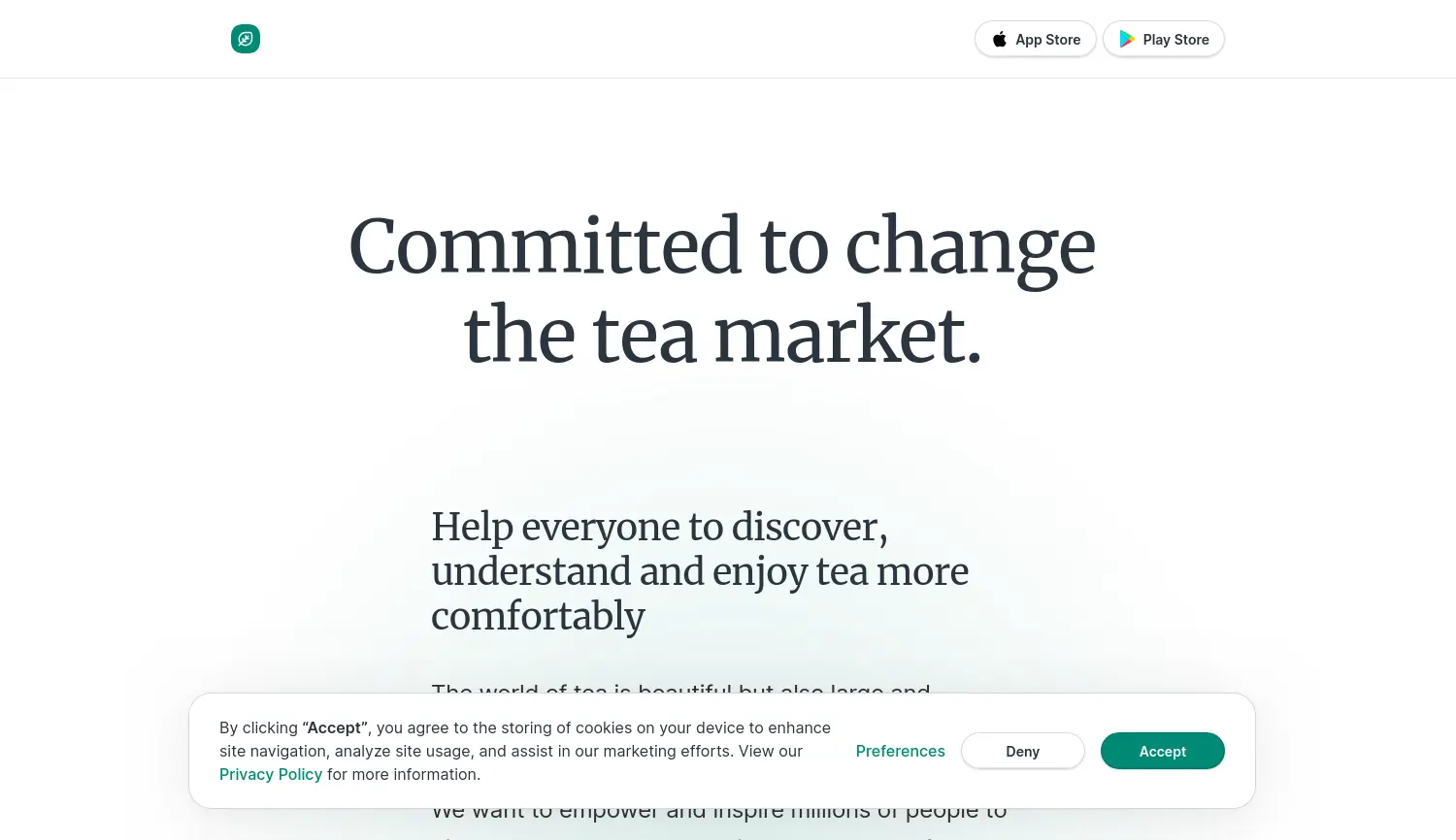 Website der Firma Steeped Software Germany GmbH