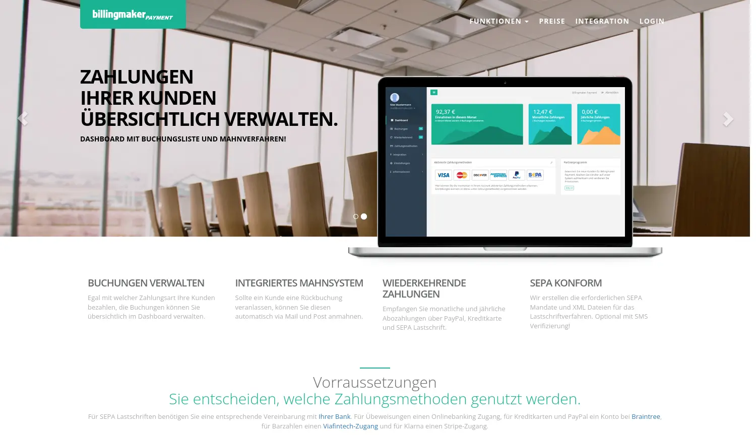 Website der Firma financeads GmbH & Co. KG