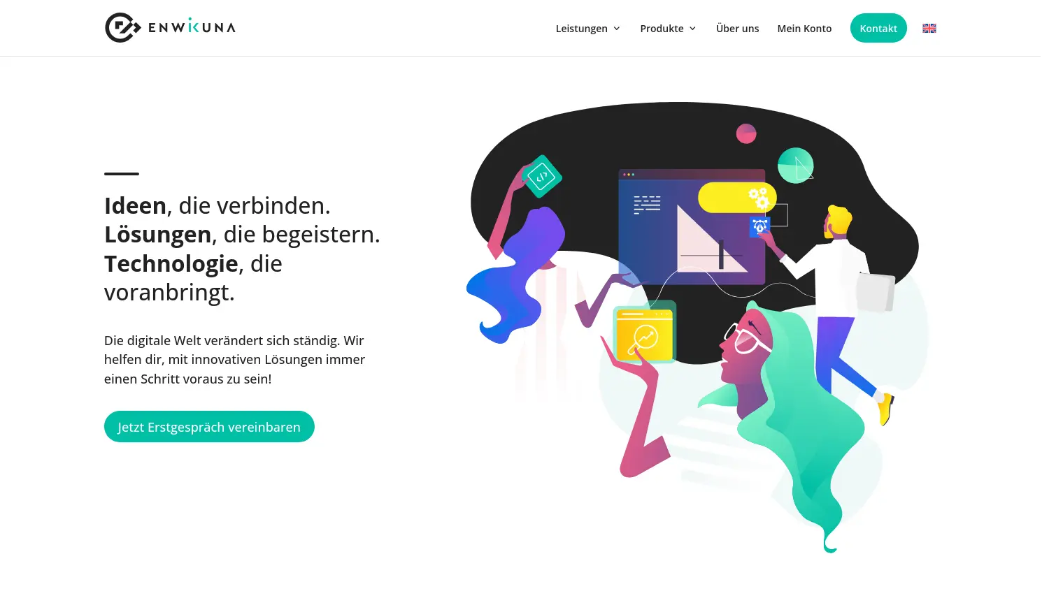 Website der Firma Enwikuna UG (haftungsbeschränkt)