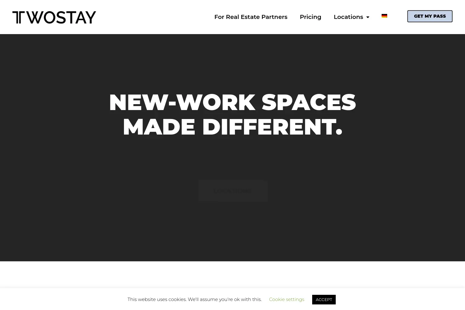 Website der Firma Twostay UG