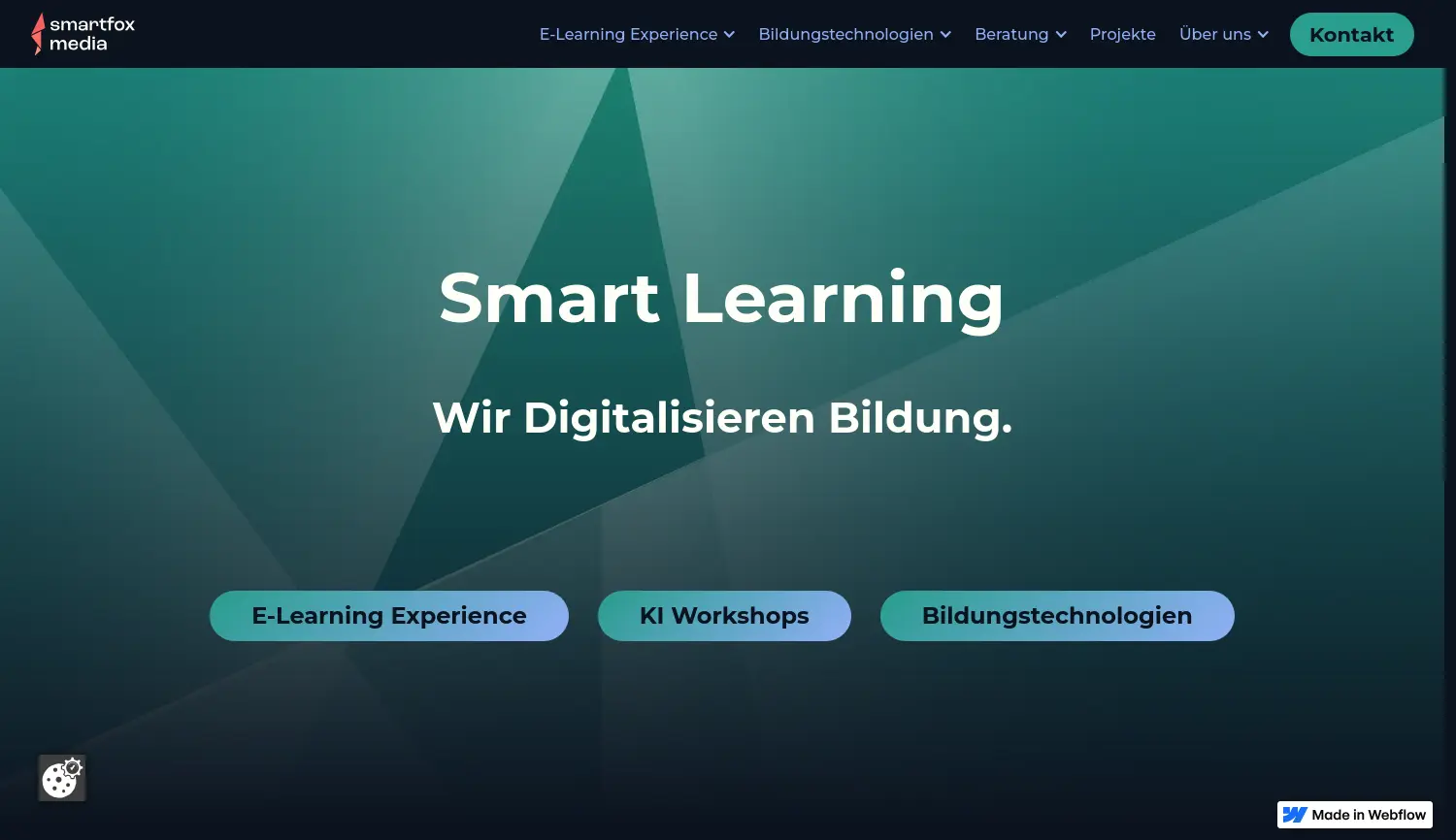 Website der Firma smartfox media group GmbH