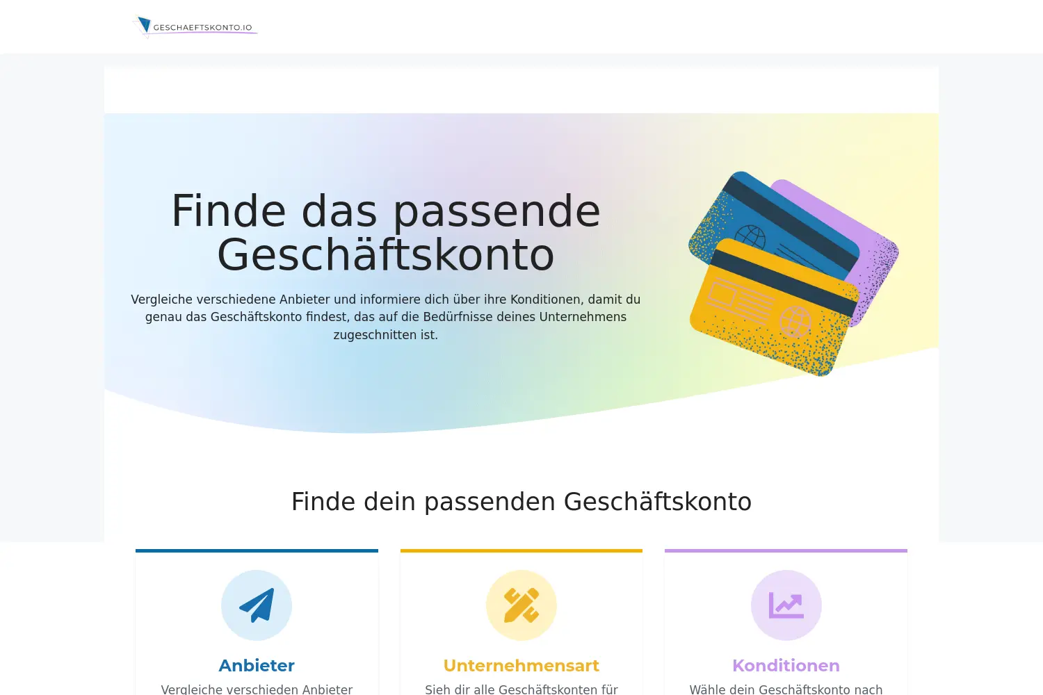 Website der Firma geschaeftskonto.io