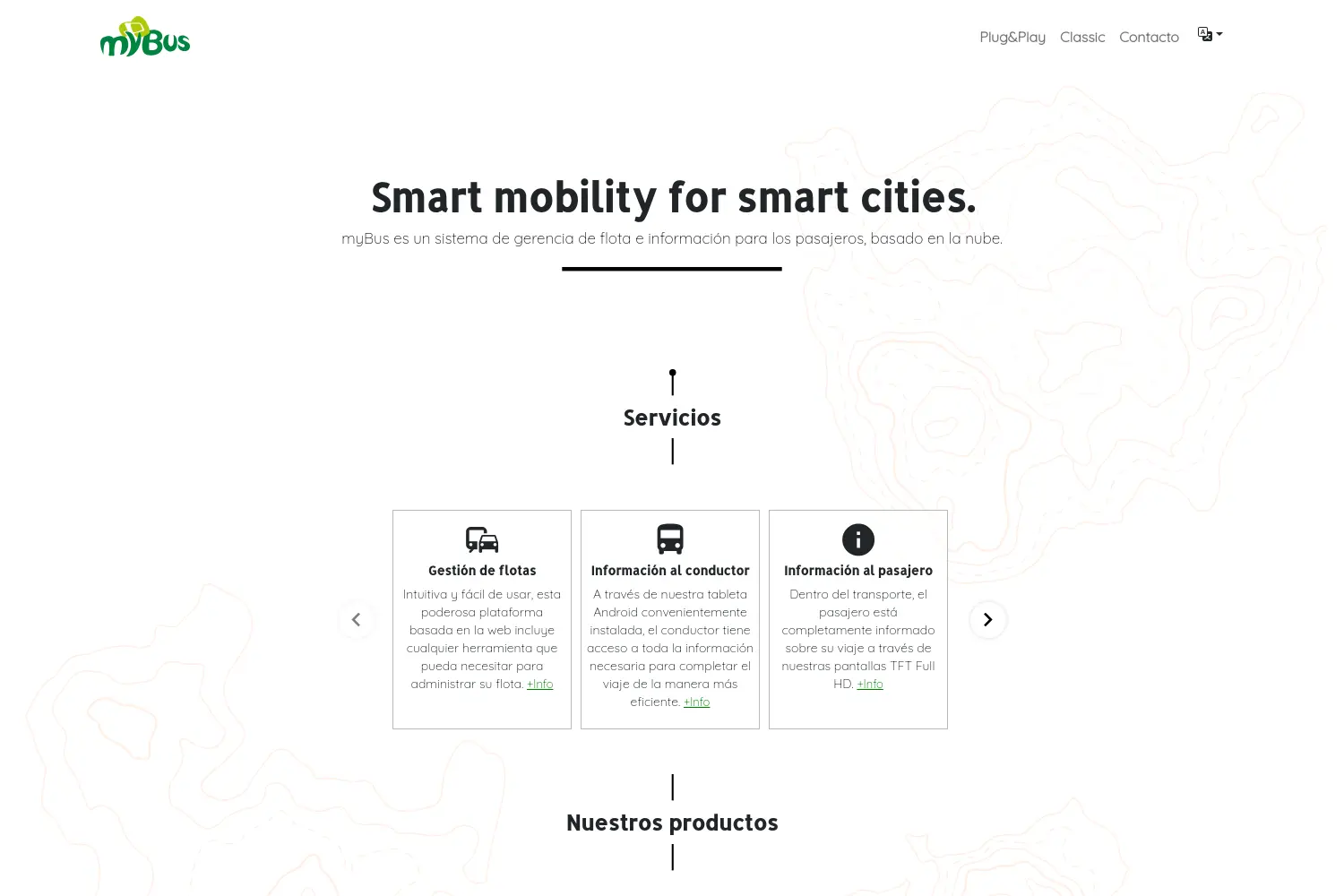 Website der Firma myBus GmbH