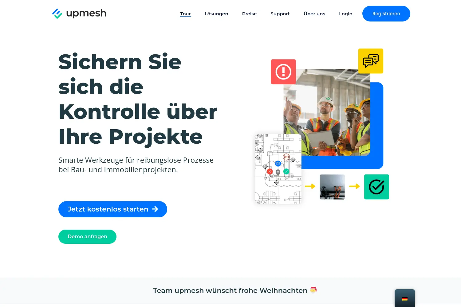 Website der Firma upmesh UG