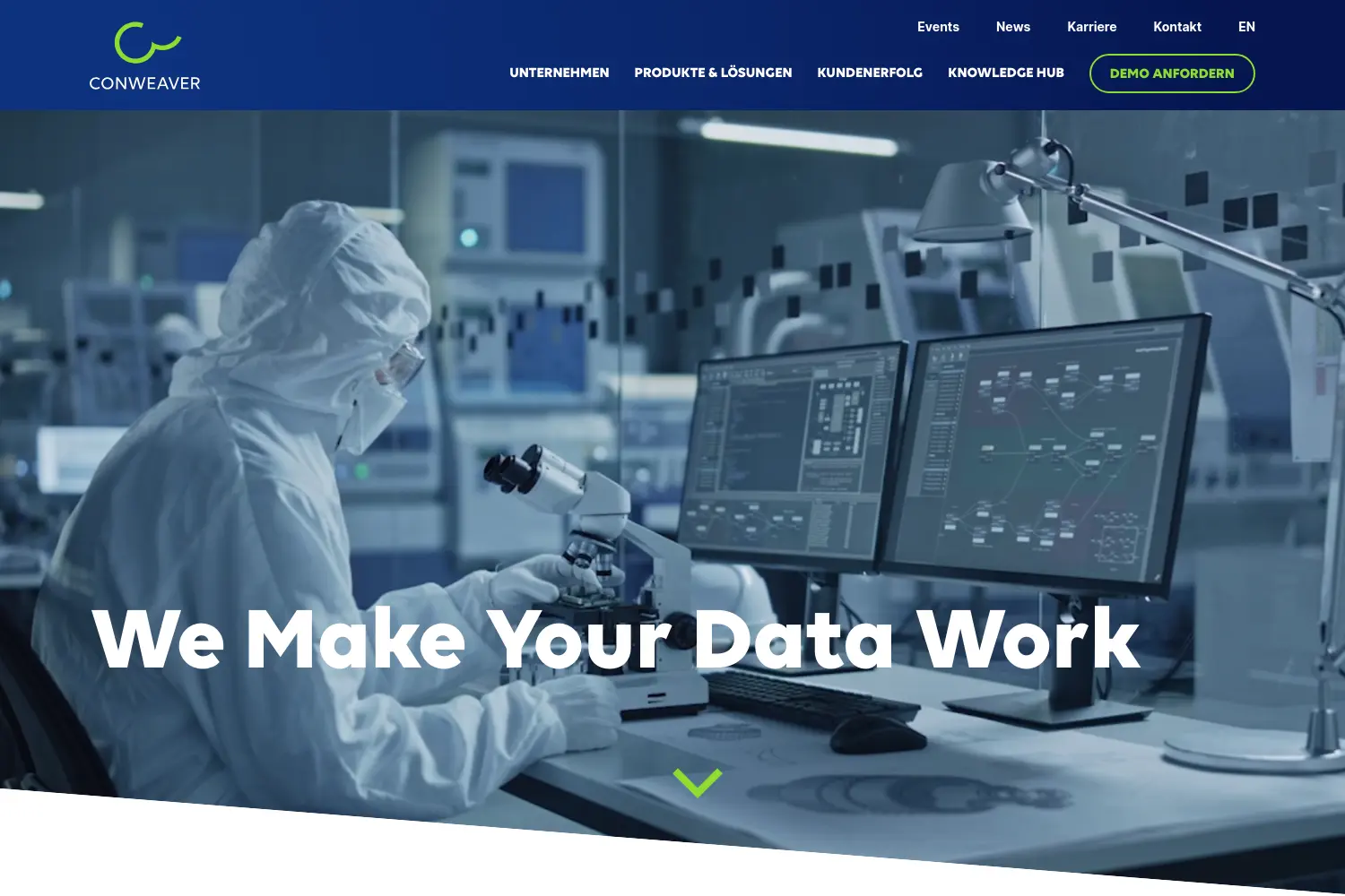 Website der Firma ConWeaver GmbH