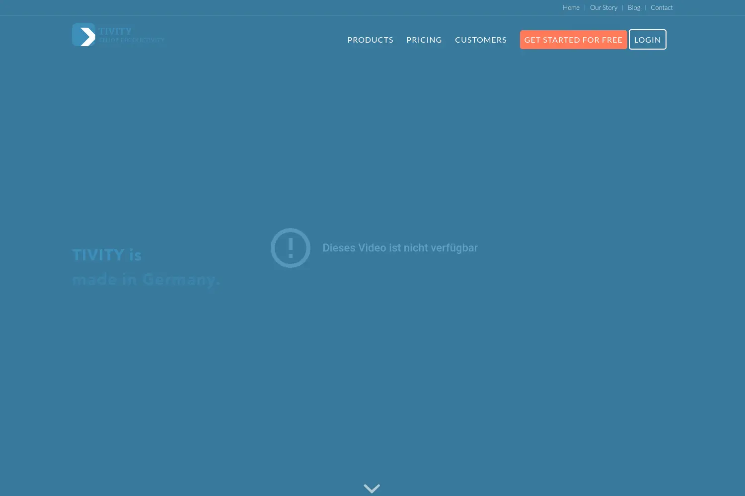Website der Firma Tivity GmbH