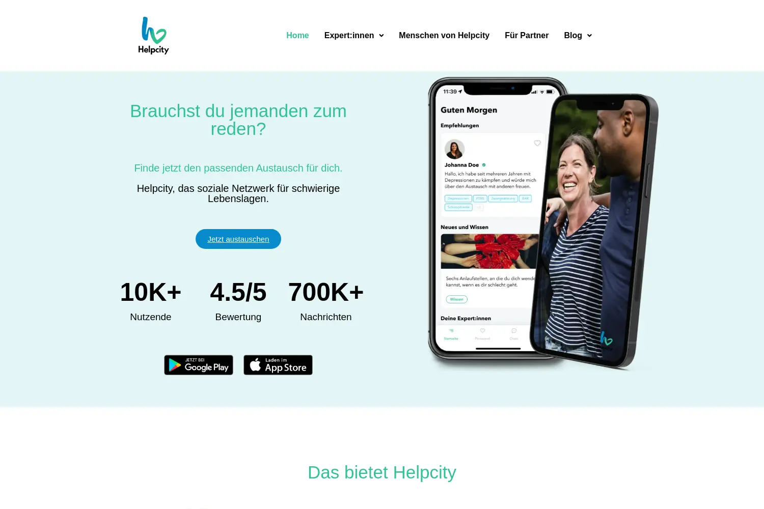 Website der Firma HelpCity UG