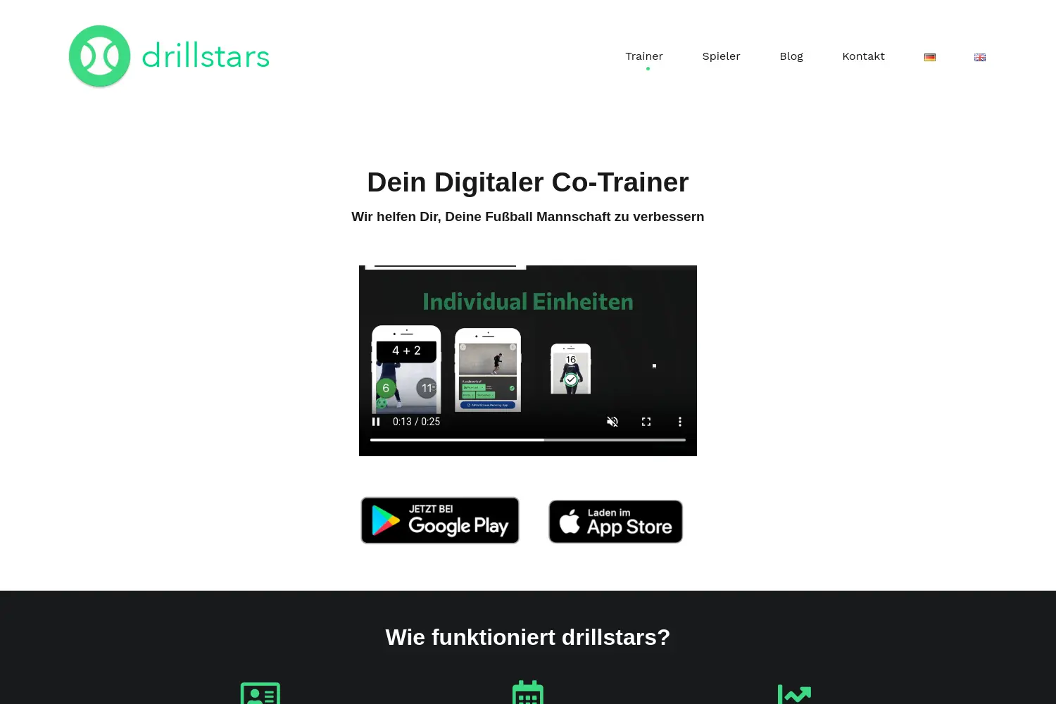 Website der Firma drillstars UG
