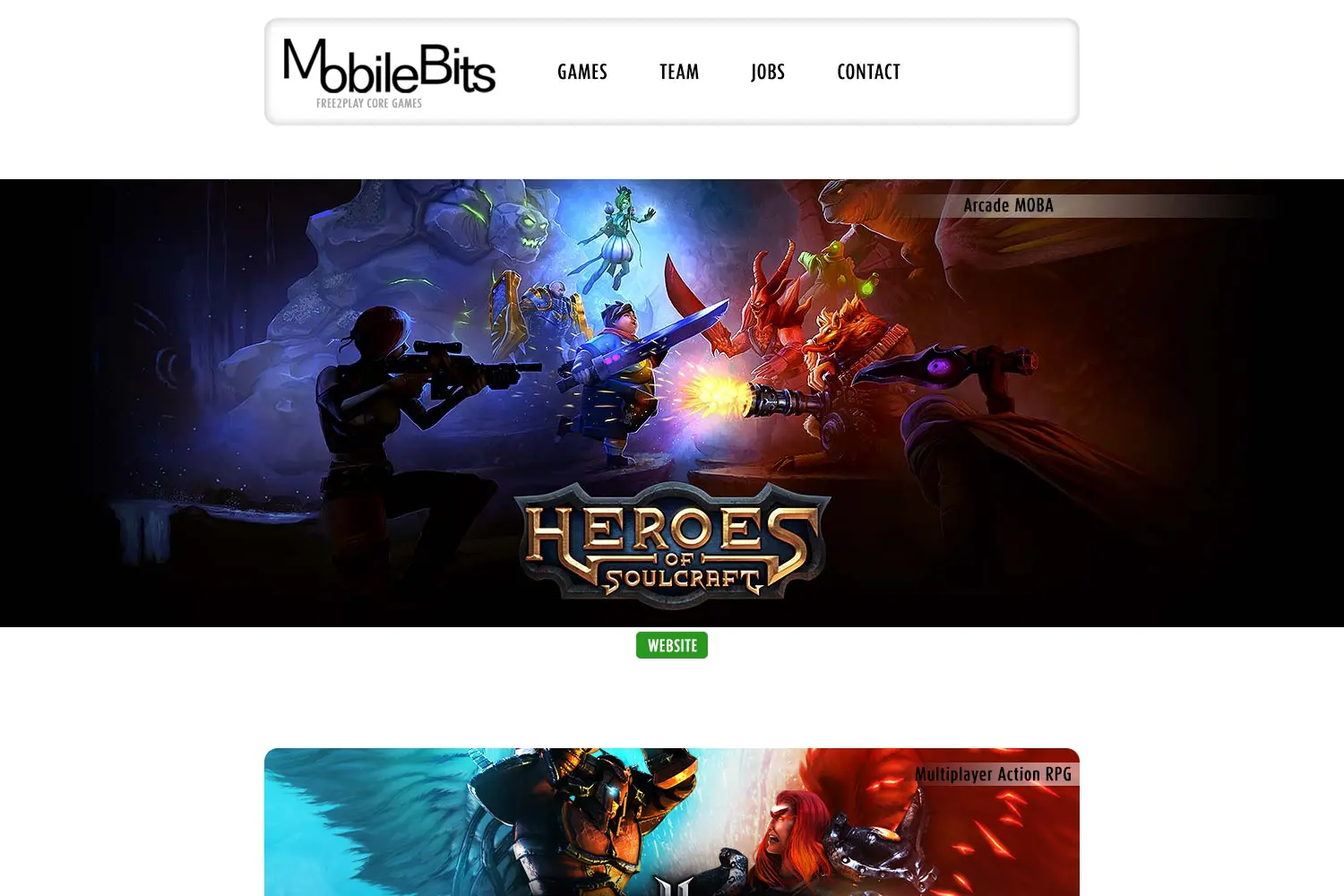 Website der Firma MobileBits GmbH