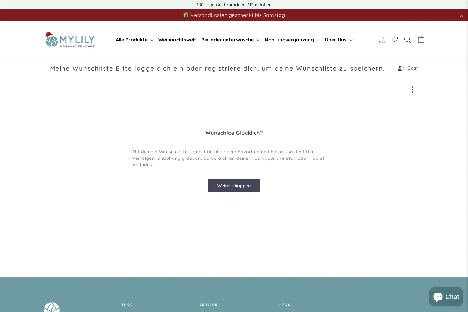 Website der Firma MyLily GmbH