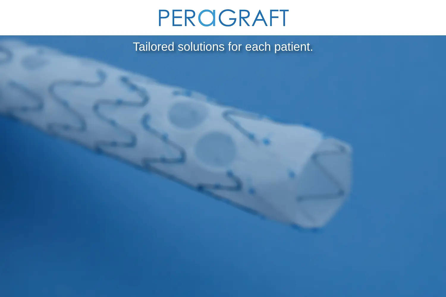Website der Firma PerAGraft GmbH