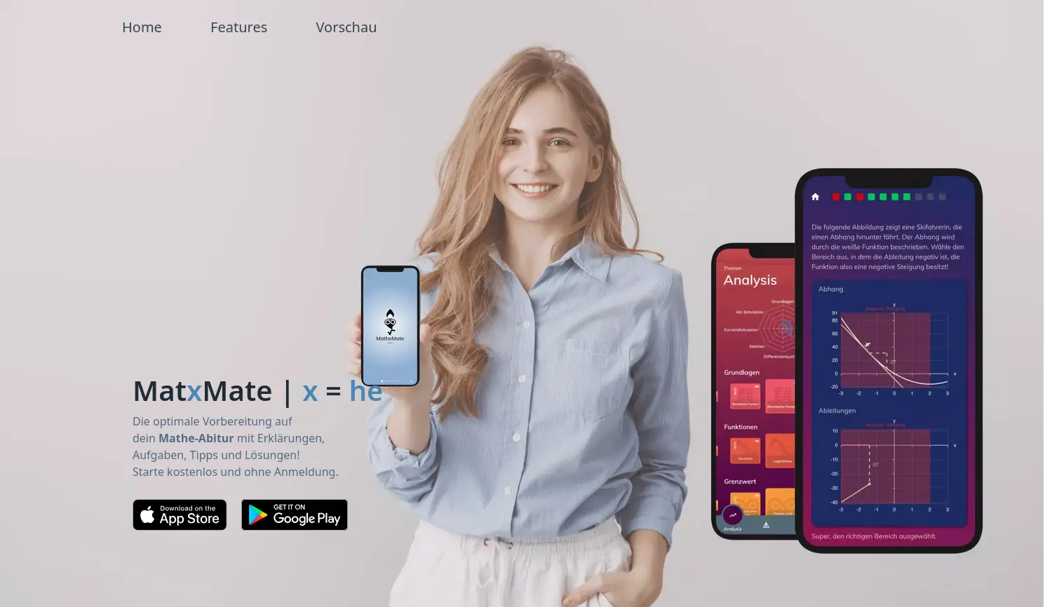 Website der Firma MatxMate GmbH