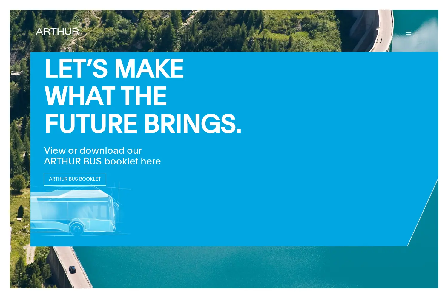 Website der Firma ARTHUR BUS GmbH
