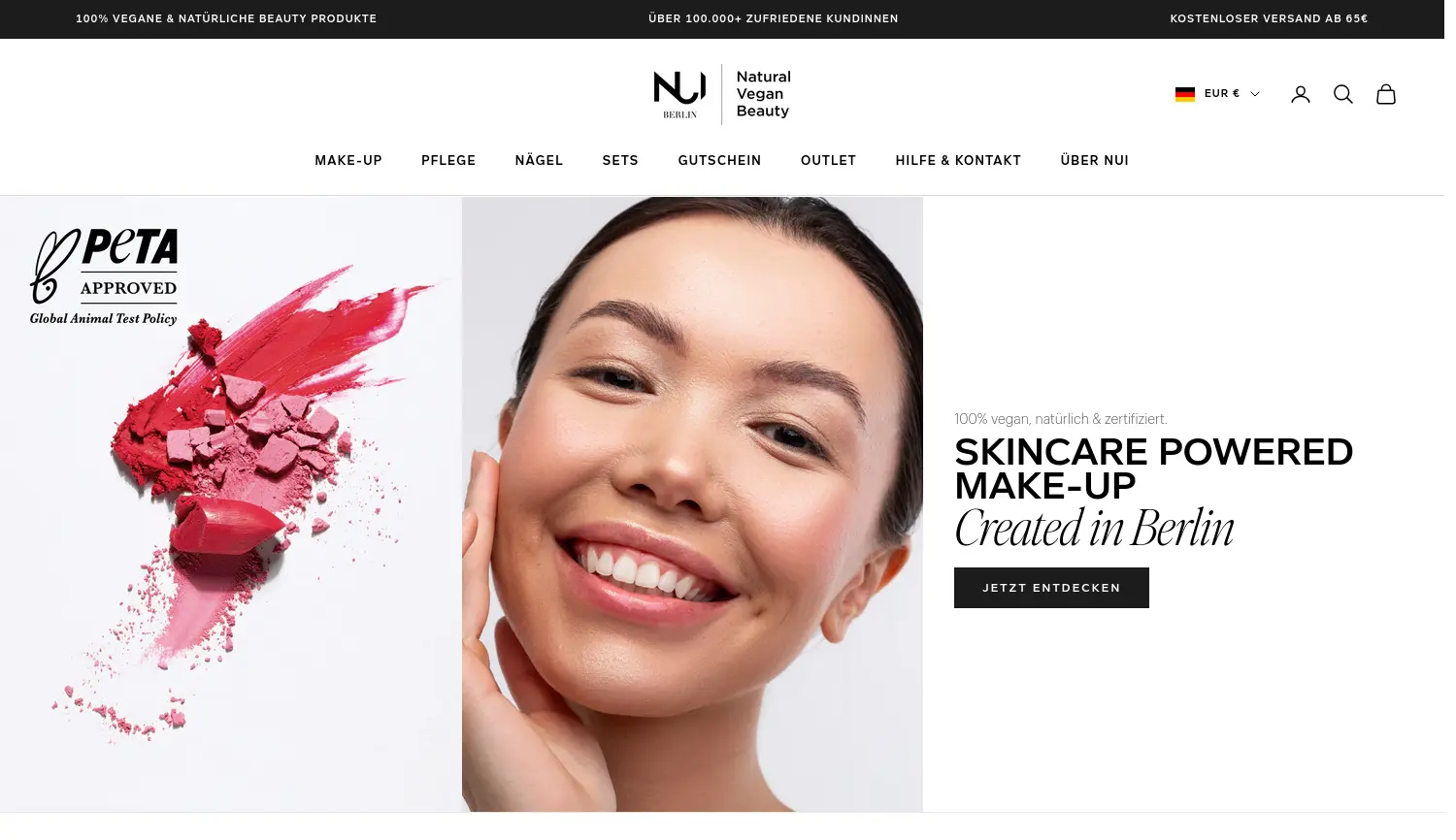 Website der Firma Savue GmbH