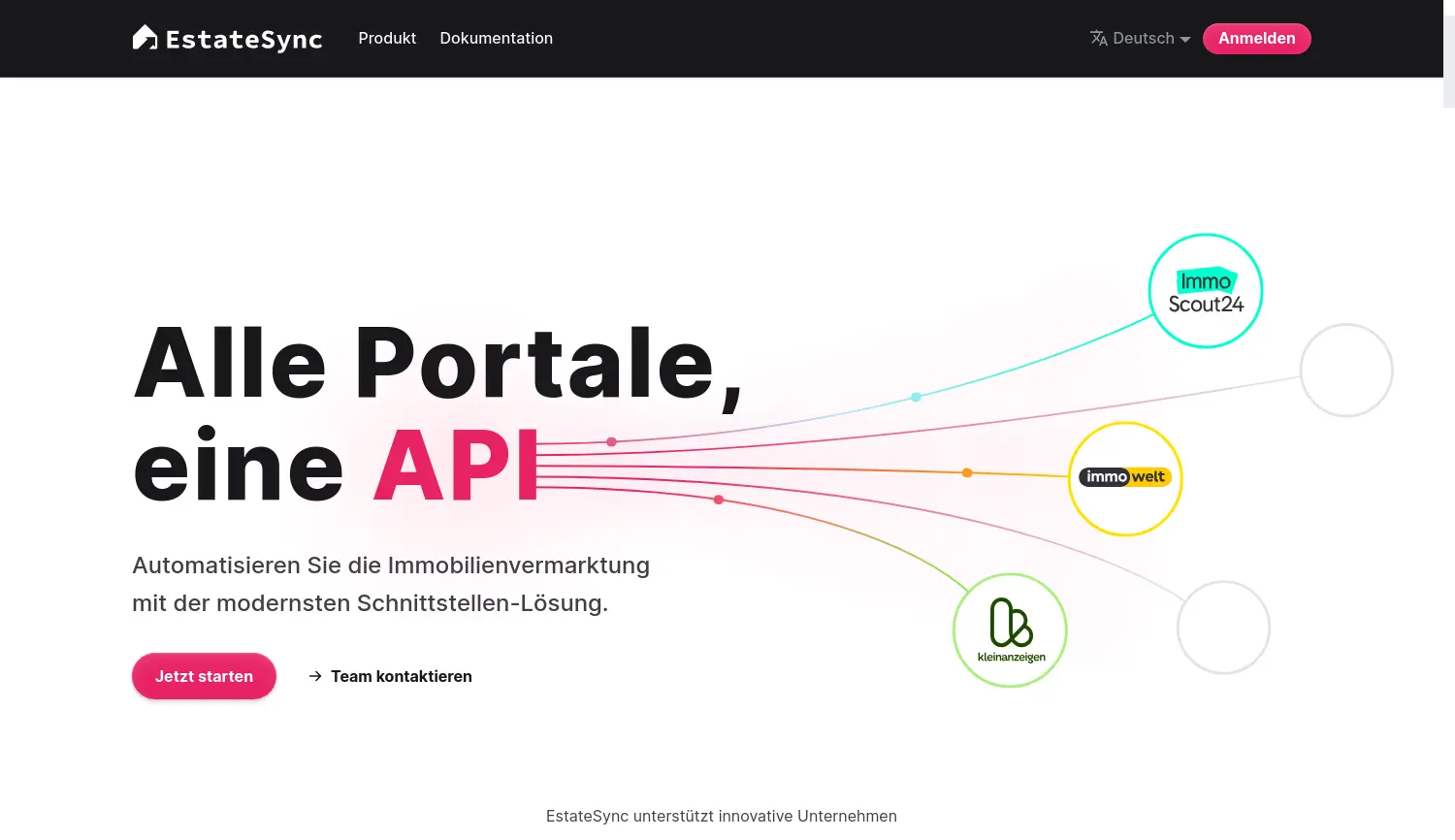 Website der Firma Exposify UG