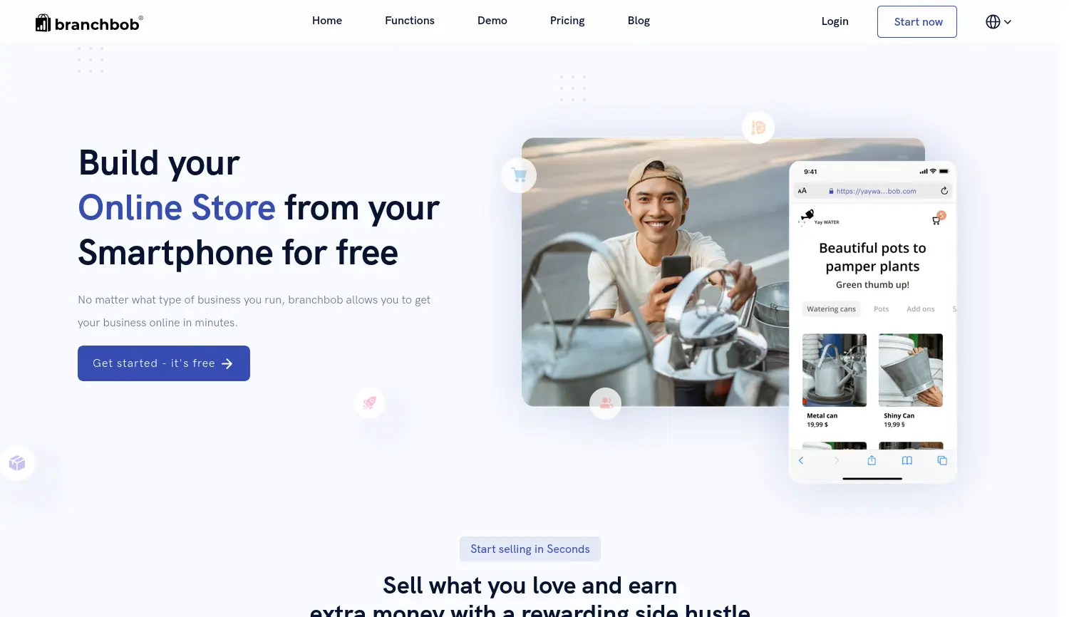 Website der Firma branchbob GmbH