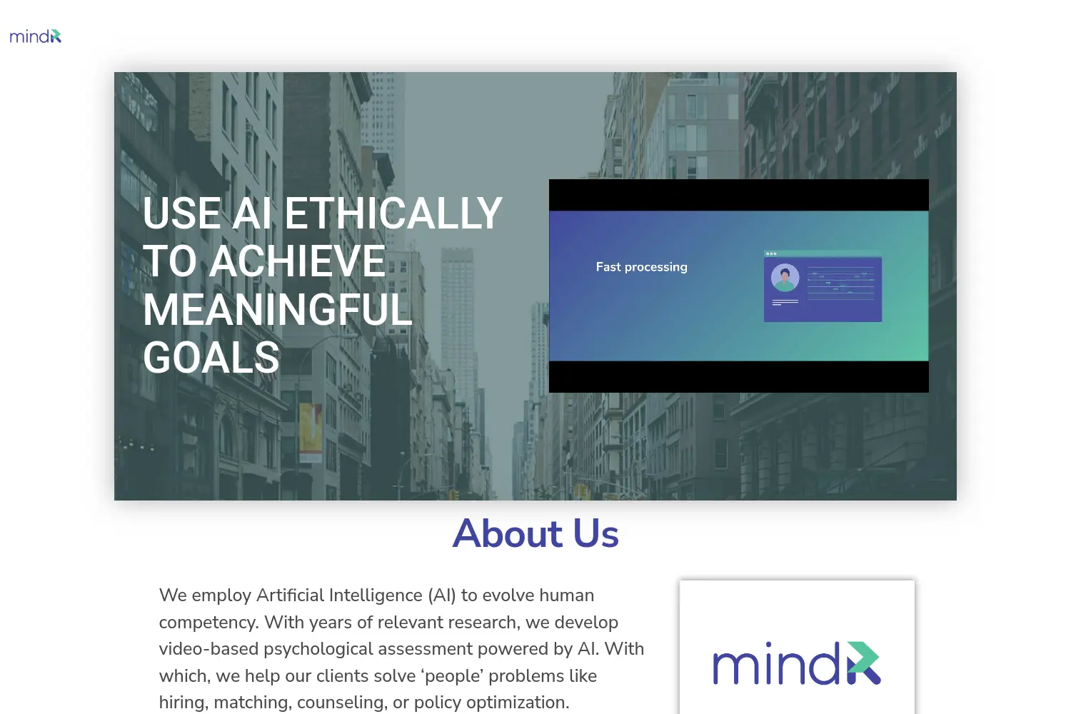 Website der Firma mindR UG