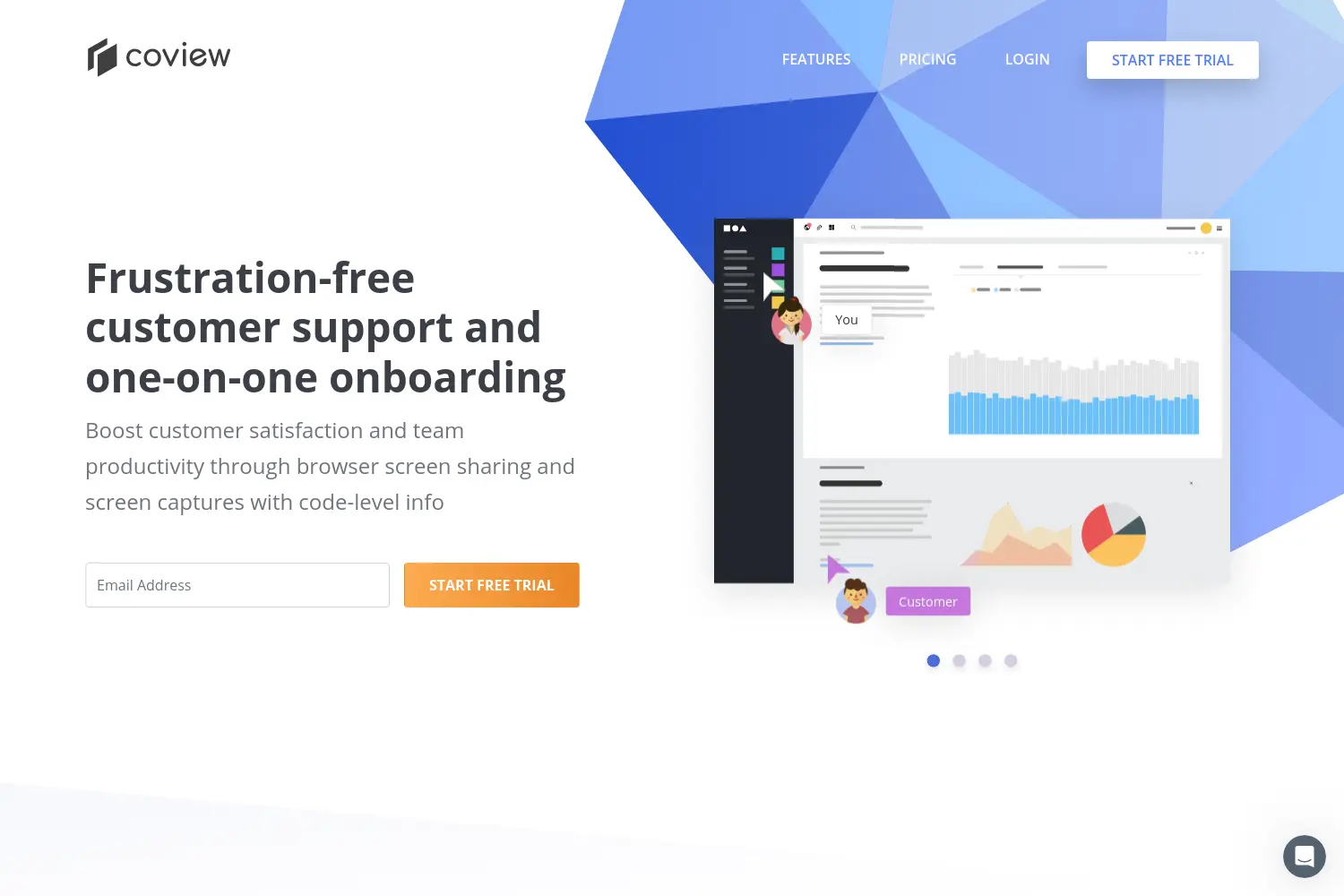 Website der Firma coview GmbH