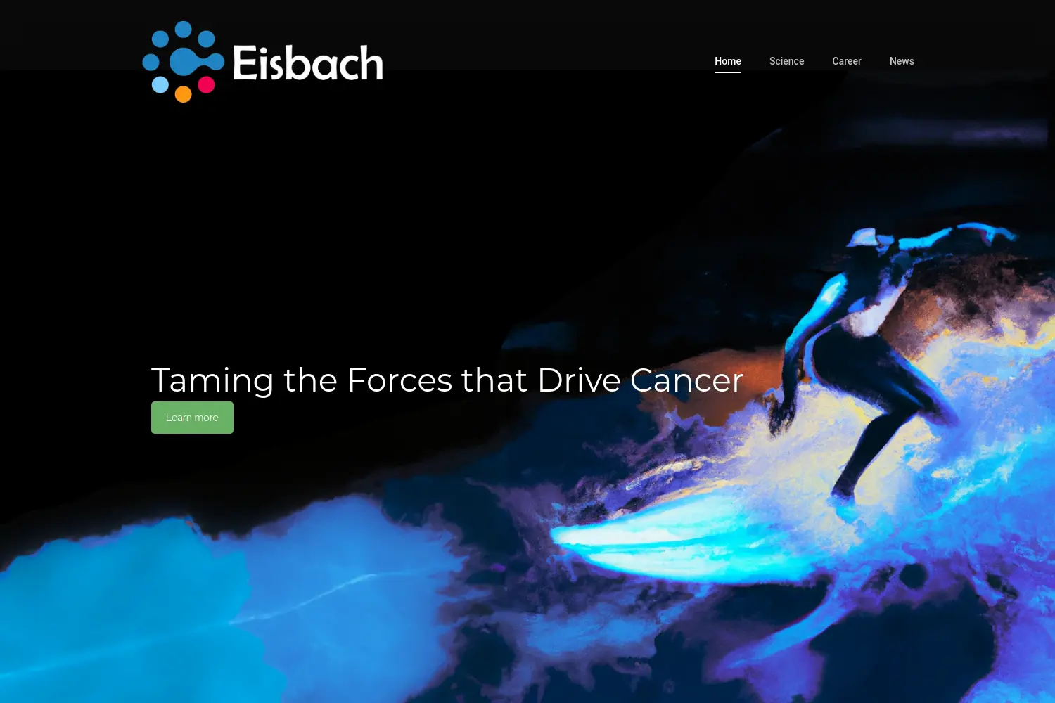 Website der Firma Eisbach Bio GmbH