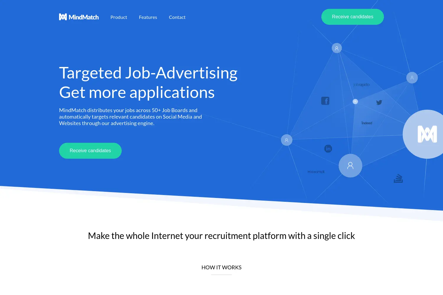 Website der Firma MindMatch GmbH