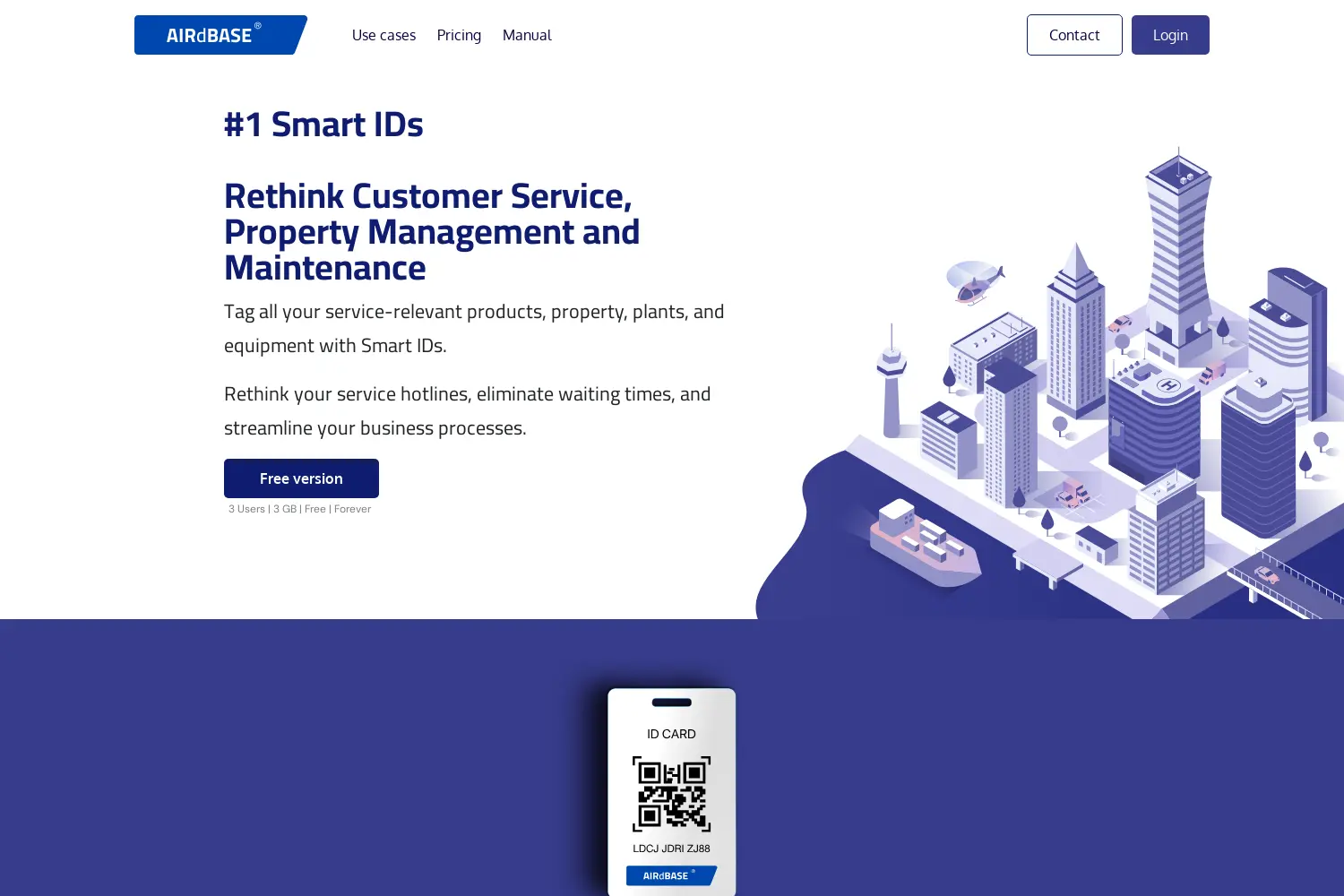 Website der Firma Airdbase® GmbH