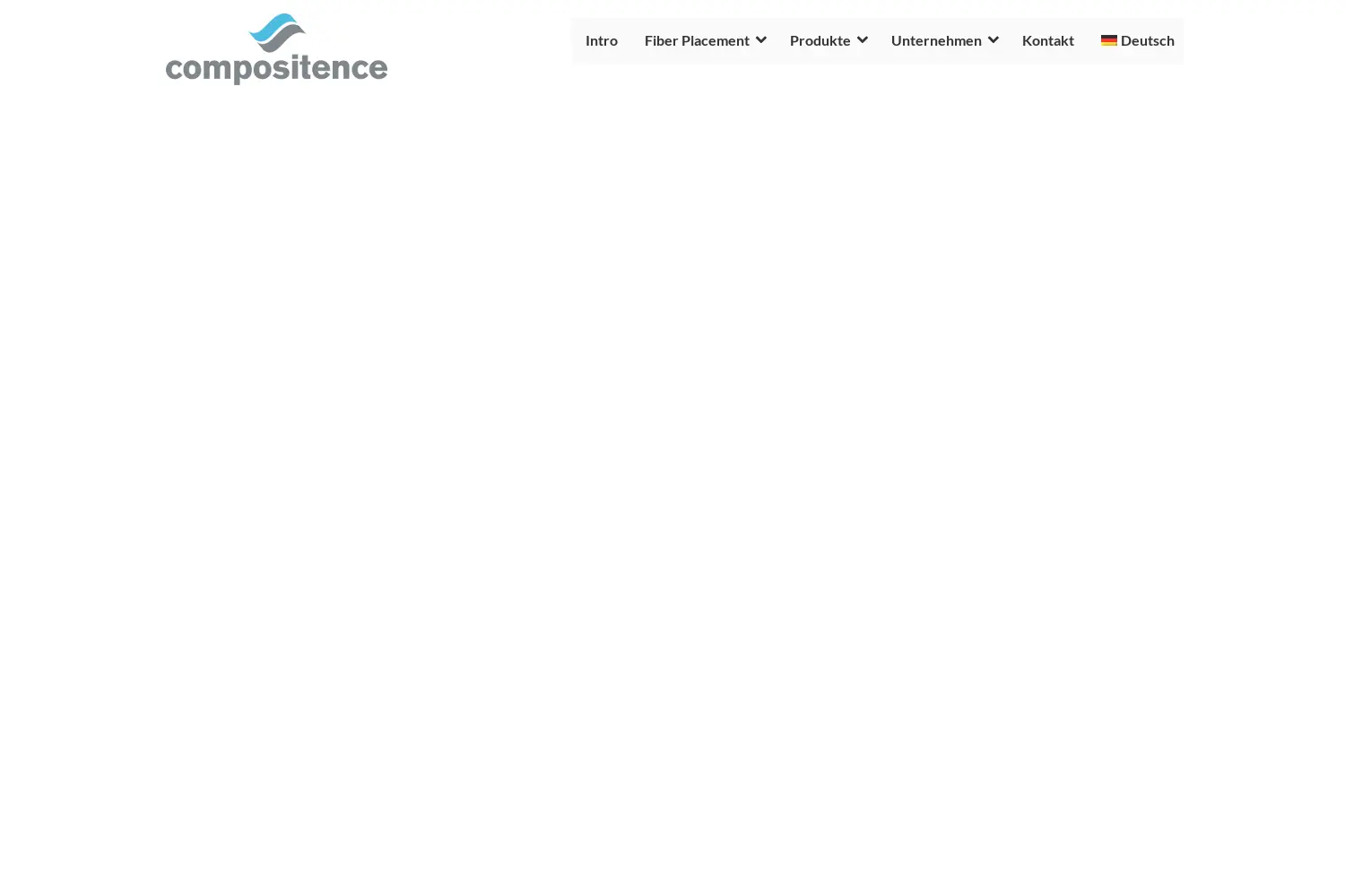Website der Firma Compositence GmbH
