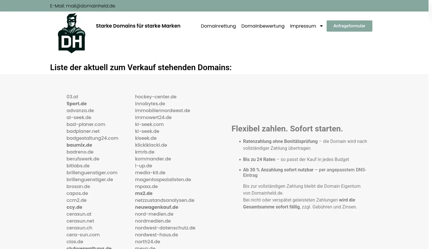 Website der Firma verify-u GmbH