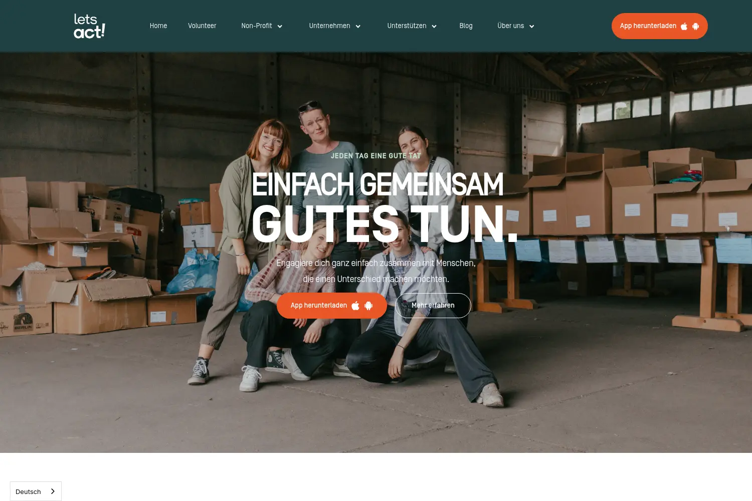 Website der Firma Lets GmbH