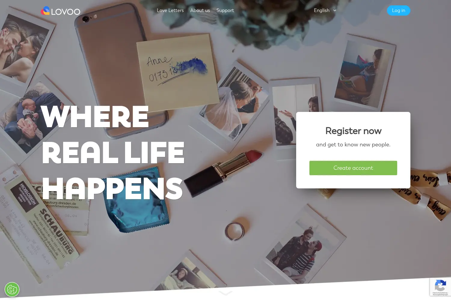 Website der Firma Lovoo GmbH