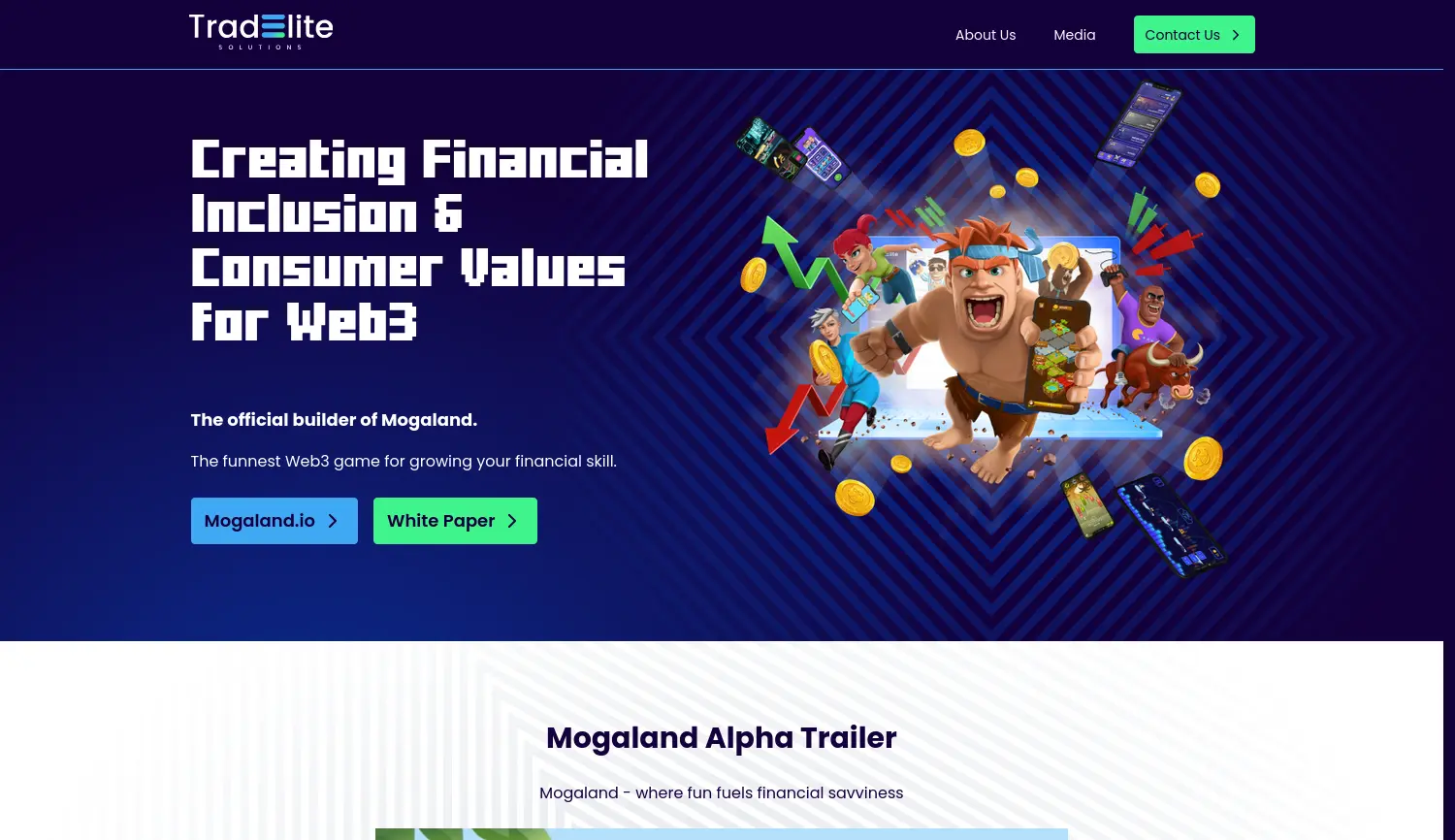 Website der Firma Tradelite Solutions GmbH