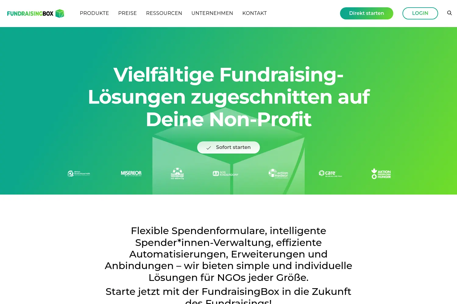 Website der Firma Wikando GmbH