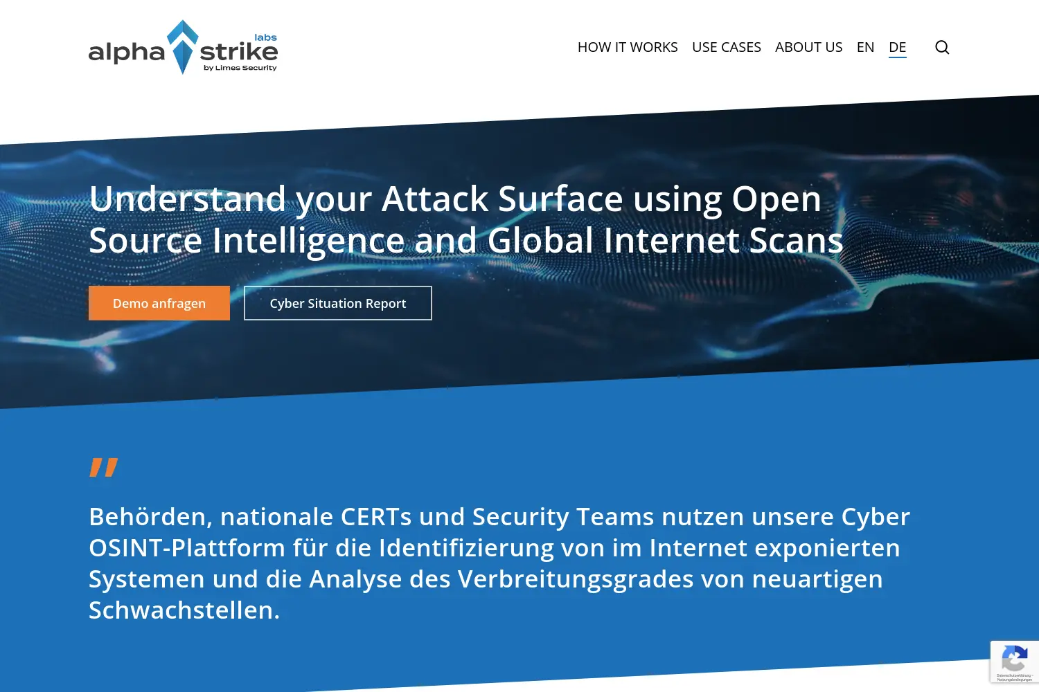 Website der Firma Alpha Strike Labs GmbH