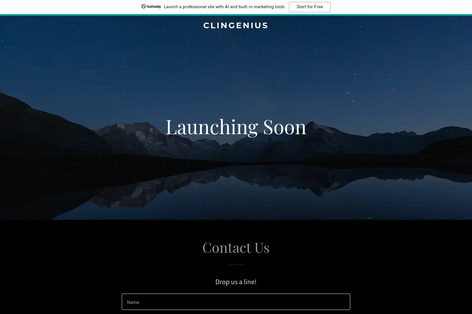 Website der Firma ClinGenius UG