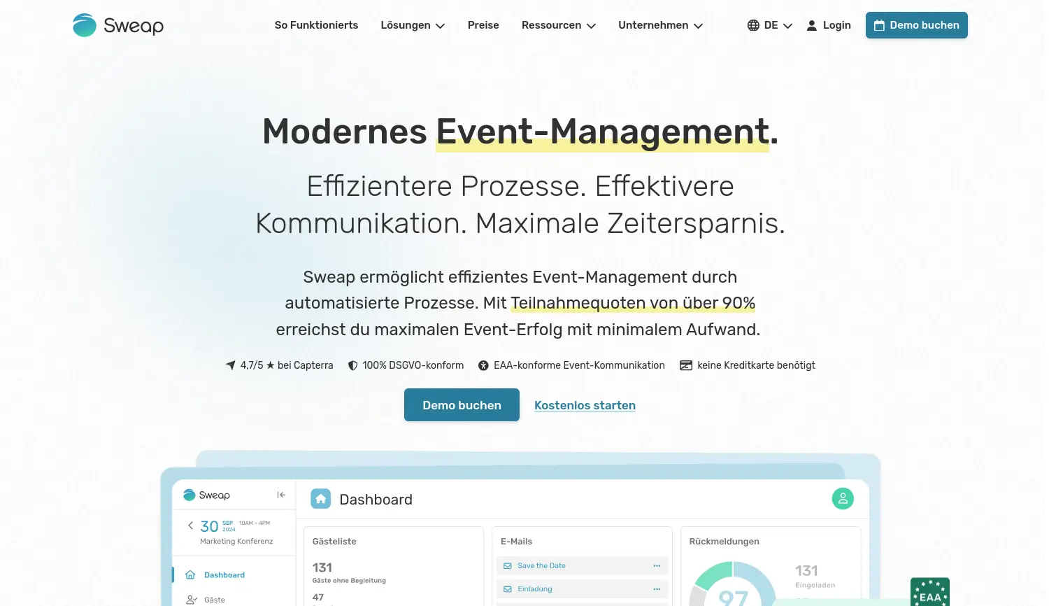 Website der Firma MATE Development GmbH