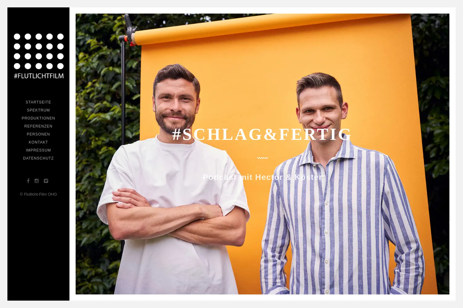 Website der Firma Ad Eleven GmbH