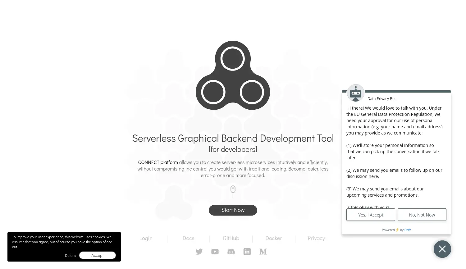 Website der Firma Connect Platform UG (haftungsbeschränkt)