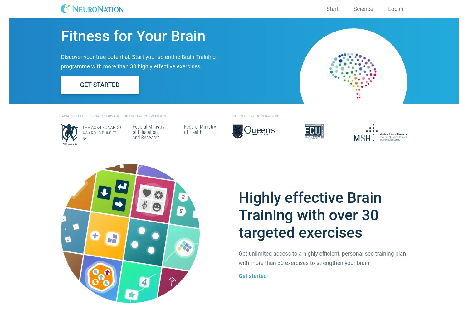 Website der Firma Synaptikon GmbH